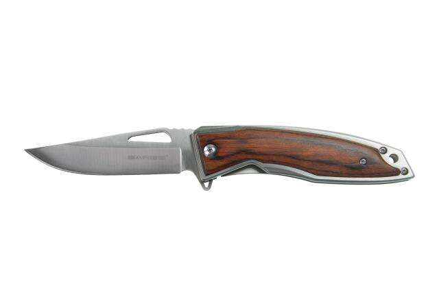 Knives Sarge Knives Ready Series SARGE STRIVE - WOOD SWIFT ASSIST FOLDER • Model: Ready Series